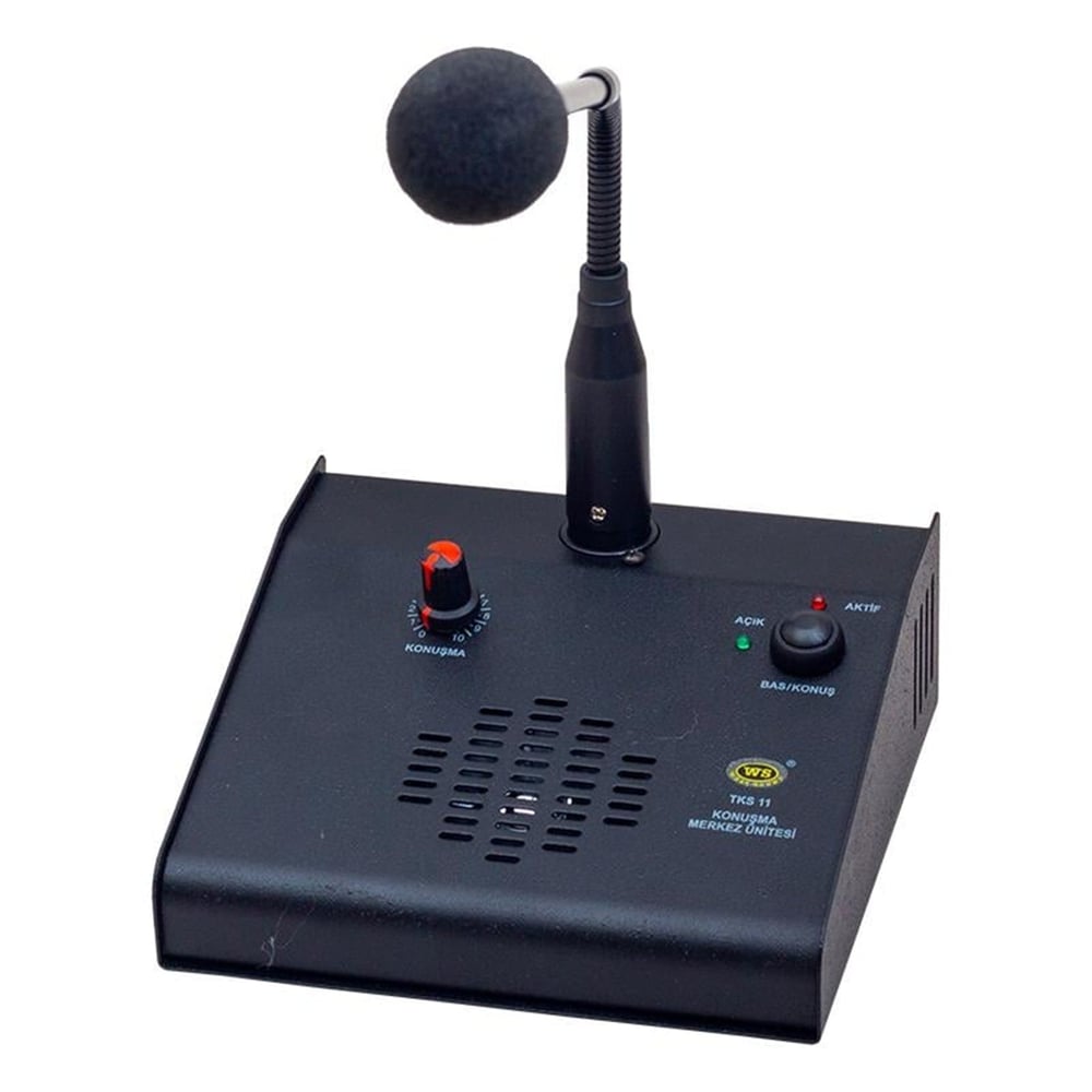 Westsound Westsound TKS-11/GP Pedallı Gişe Mikrofon Konuşma Seti - Gişe Mikrofonu