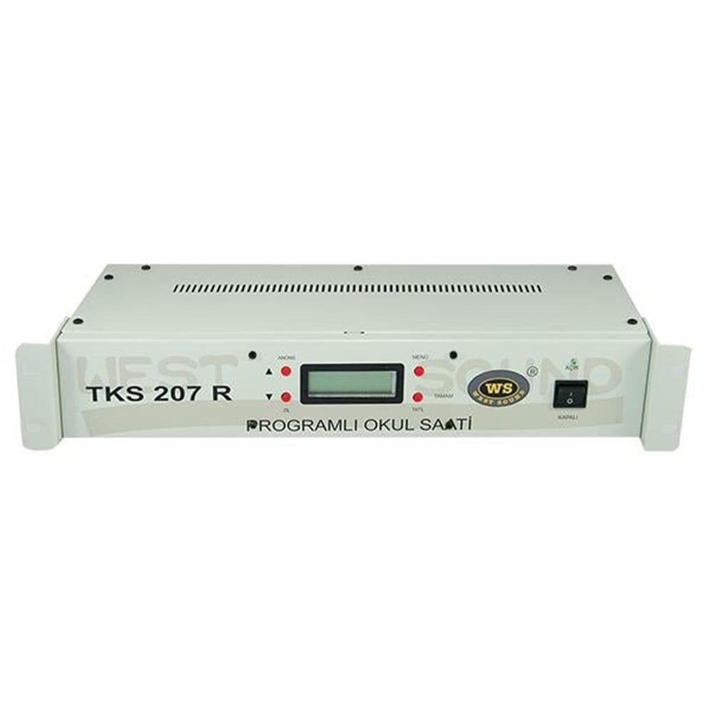 Westsound Westsound TKS-207R Rack Tipi Akıllı Okul Saati - Okul Zili