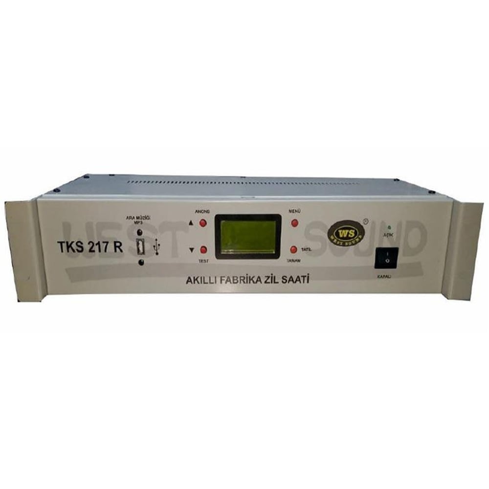 Westsound Westsound TKS-217R Rack Tipi Akıllı Fabrika Zil Saati - Seslendirme Ekipmanları