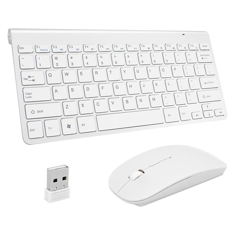 Wieder Wieder Wireless Slim Kablosuz Klavye Mouse Set Beyaz WR-70W - Klavye & Mouse Set