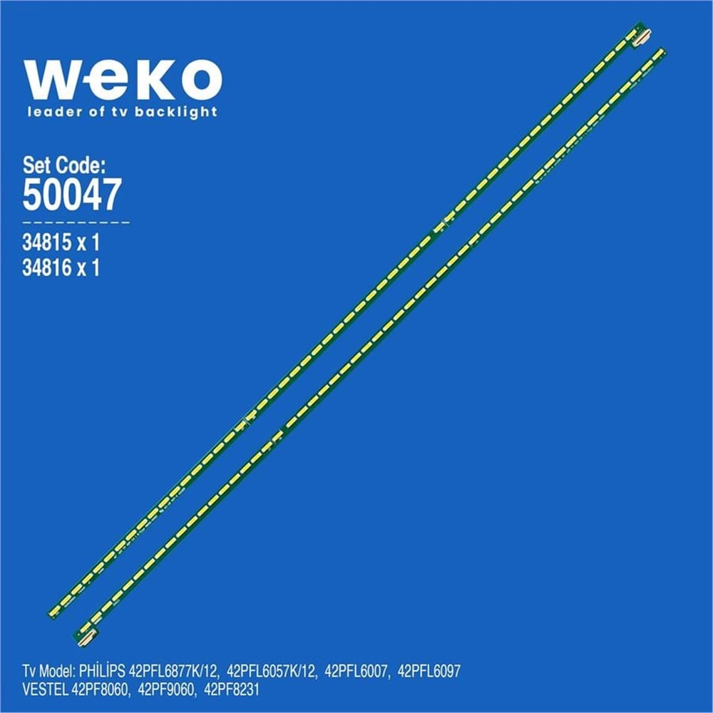 Weko Wkset-5047 34815X1 34816X1 42 Art Tv Rev 0.6 2 Adet Led Bar (54Led) - Tv Led Bar