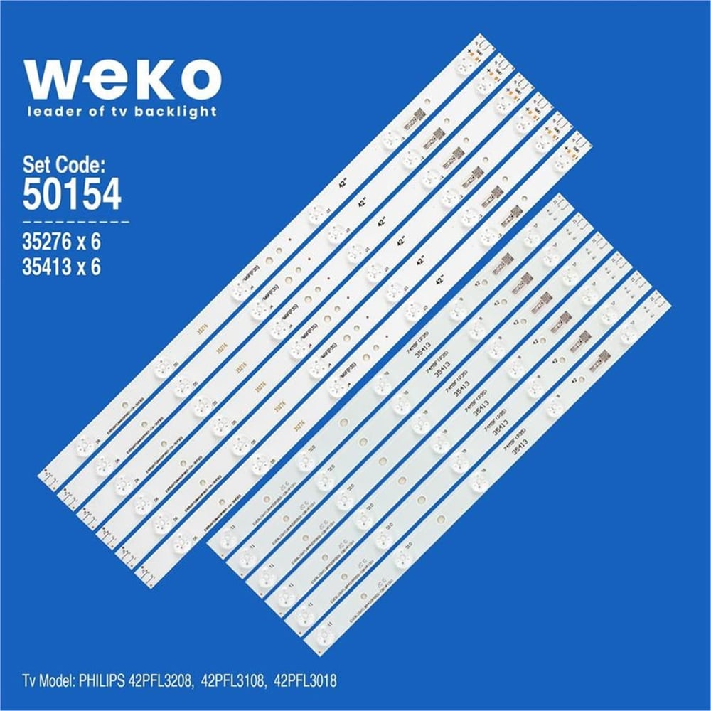 Weko Wkset-5154 35276X6 35413X6 Everlıght Lbm420p 12 Adet Led Bar - Tv Led Bar