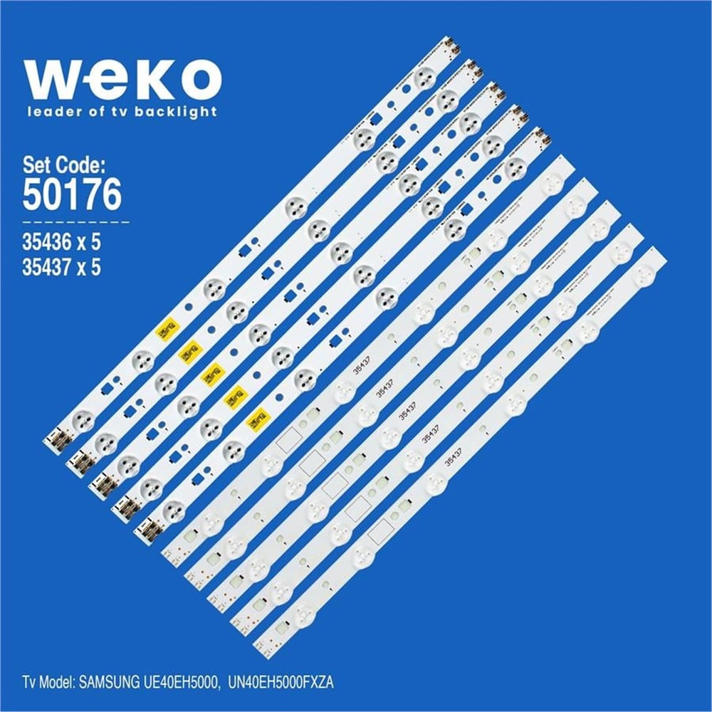 Weko Wkset-5176 35436X5 35437X5 Samsung 2012Svs40 3228 10 Adet Led Bar - Tv Led Bar