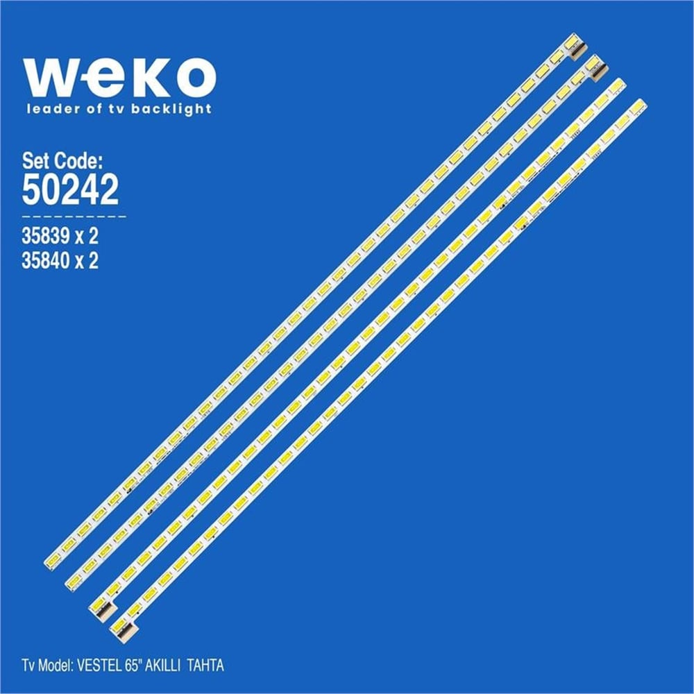 Weko Wkset-5242 35839X2 35840X2 65Inch 7030Pkg 36Ea 4 Adet Led Bar (36Led) - Tv Led Bar