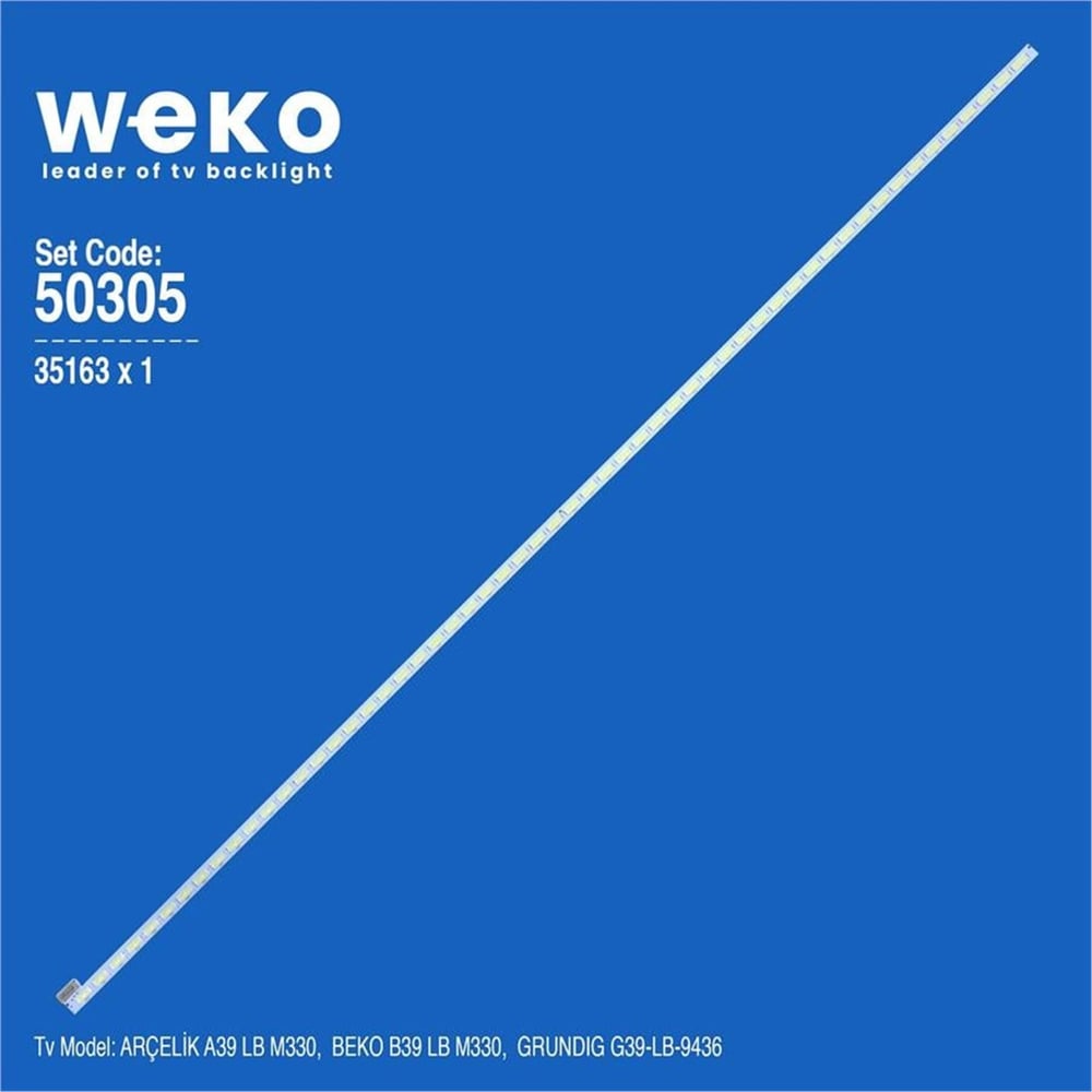 Weko Wkset-5305 35163X1 39 Lb39006 V0_01 E117098 - E312082  1 Adet Led Bar (56Led) - Tv Led Bar