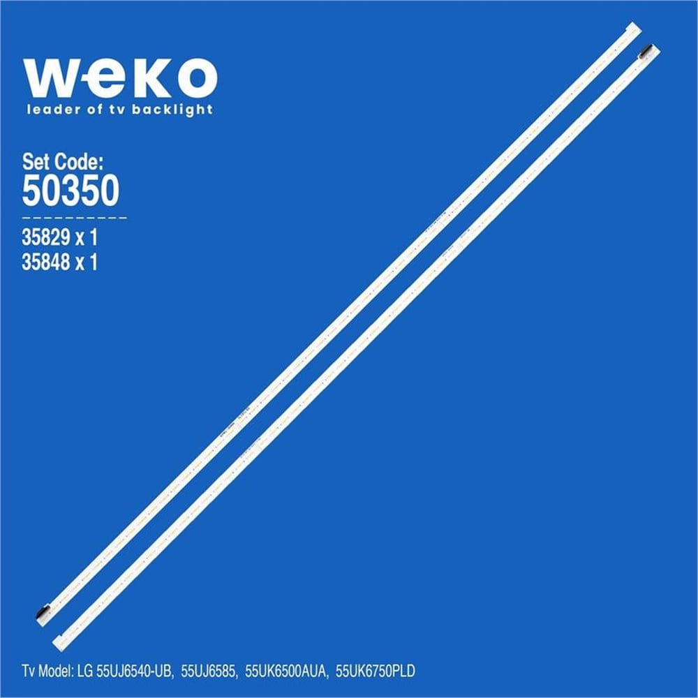 Weko Wkset-5350 35829X1 35848X1 55 V17 Art3 3047 Rev2.0  2 Adet Led Bar (54Led) - Tv Led Bar