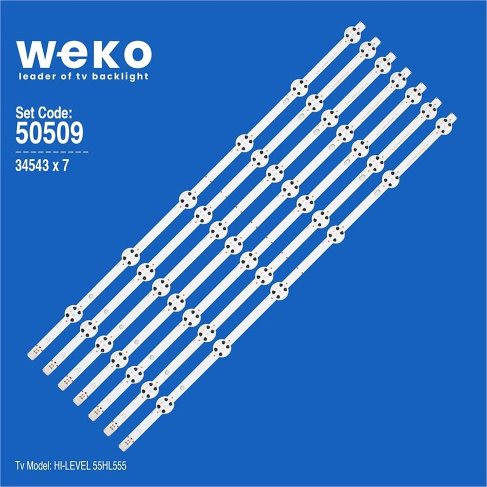 Weko Wkset-5509 34543X7 Svv550aj9a_Rev01_150708 7 Adet Led Bar - Tv Led Bar