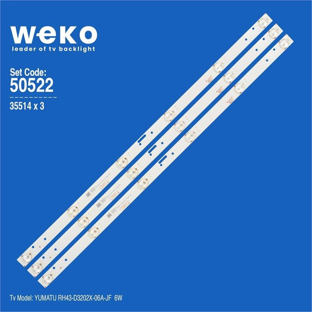 Weko Wkset-5522 35514X3 Jl.D32061235-017Hs-F - E330731 3 Adet Led Bar - Tv Led Bar