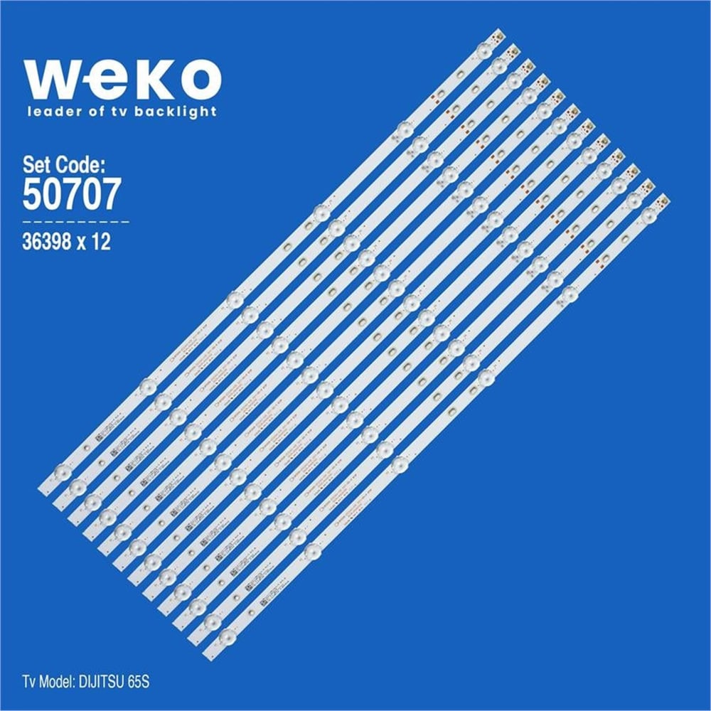 Weko Wkset-5707 36398X12 Kj65d06-Zc22ag-03E 6S1P 303Kj650034e 12 Adet Led Bar - Tv Led Bar