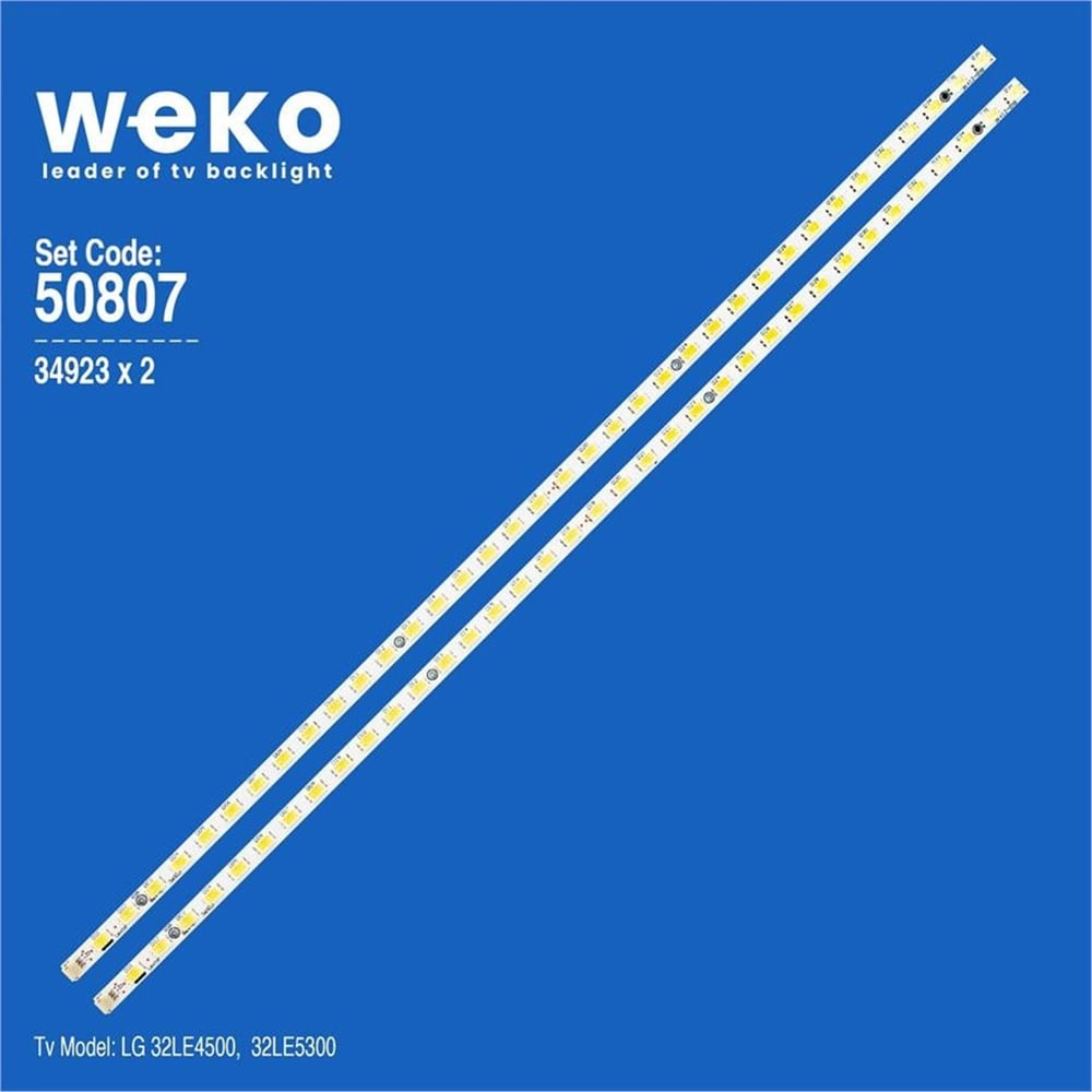 Weko Wkset-5807 34923X2 31T12-01A - T315hw05 V1  2 Adet Led Bar (36Led) - Tv Led Bar