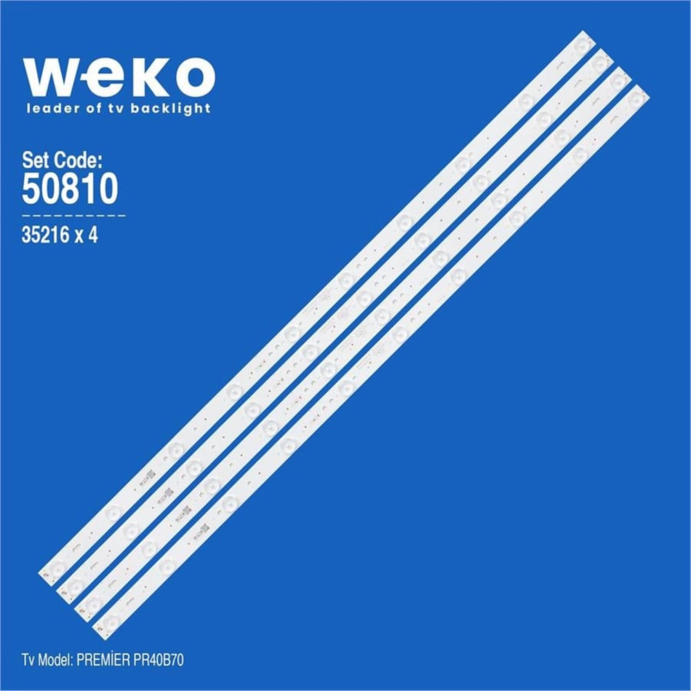 Weko Wkset-5810 35216X4 0D40D10-Zc14f-02 - 303Tt400035 4 Adet Led Bar 3V - Tv Led Bar