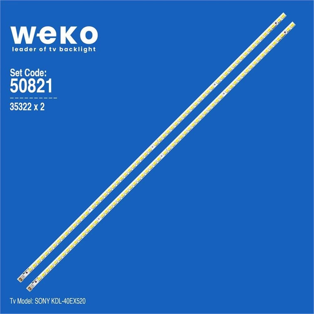 Weko Wkset-5821 35322X2 Sts400a42_62Led_Rev.1 2 Adet Led Bar (62Led) - Tv Led Bar