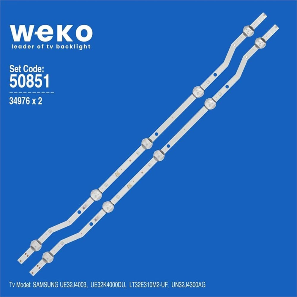 Weko Wkset-5851 34976X2 2015 Svs F-Com 32 Hd L5 Rev1.4 150518  2 Adet Led Bar (5Led) - Tv Led Bar
