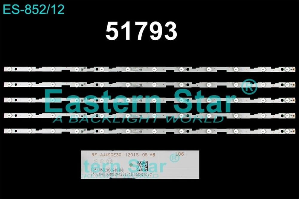 Weko Wkset-6793 37458X5 Rf-Aj490e30-1201S-05 A6  5 Adet Led Bar - Tv Led Bar