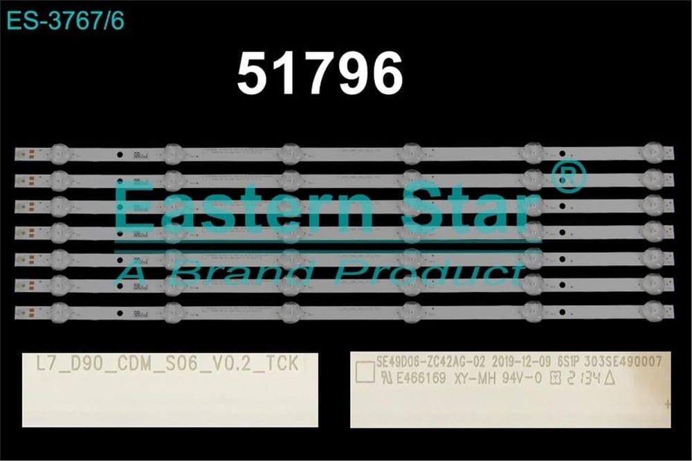Weko Wkset-6796 37460X7 Se49d06-Zc42ag-02 6S1P 303Se490007  7 Adet Led Bar - Tv Led Bar