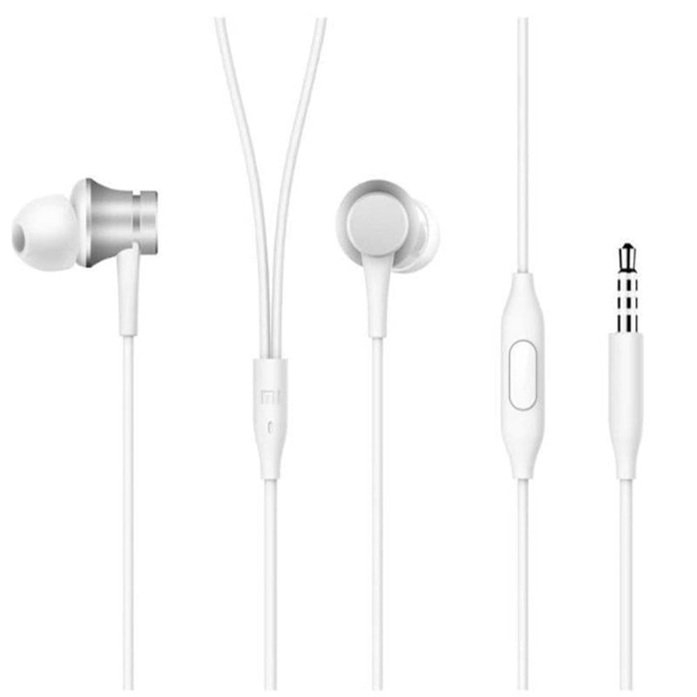 Xiaomi Xiaomi Piston Basic Edition Mikrofonlu Kulakiçi Kulaklık (Siyah-Beyaz) - Telefon Kulaklıkları