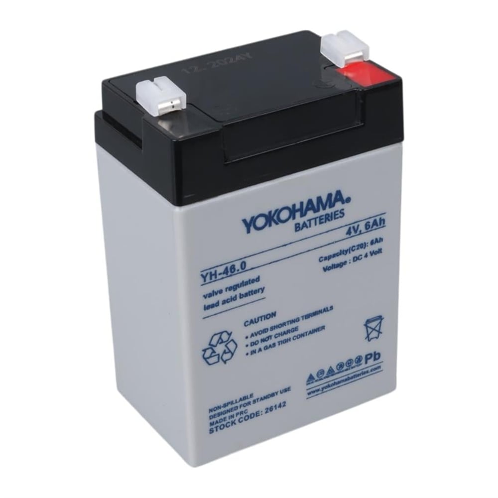 Yokohama Yokohama YH-46.0 4 Volt - 6 Amper Akü (68x45x95 mm) - Aküler