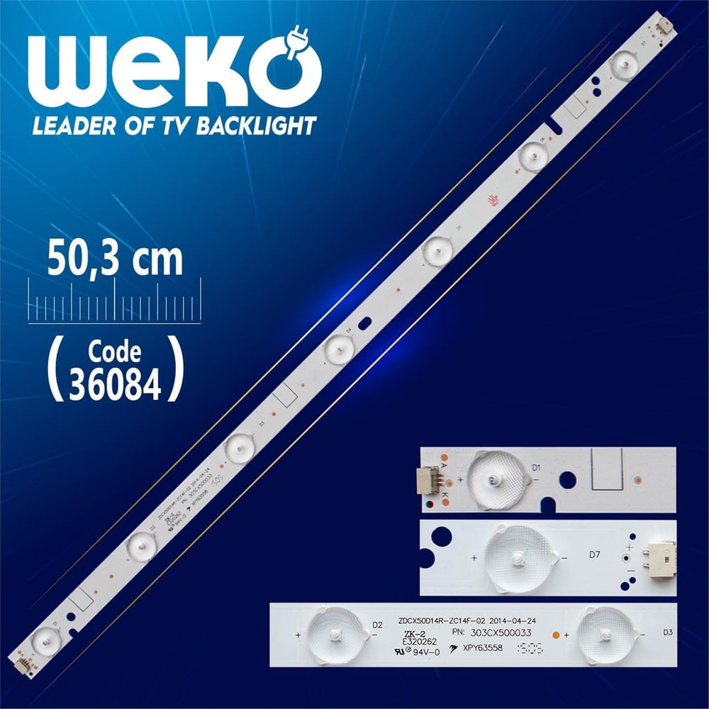 Weko ZDCX50D14R-ZC14R Tv Led Bar - Tv Led Bar