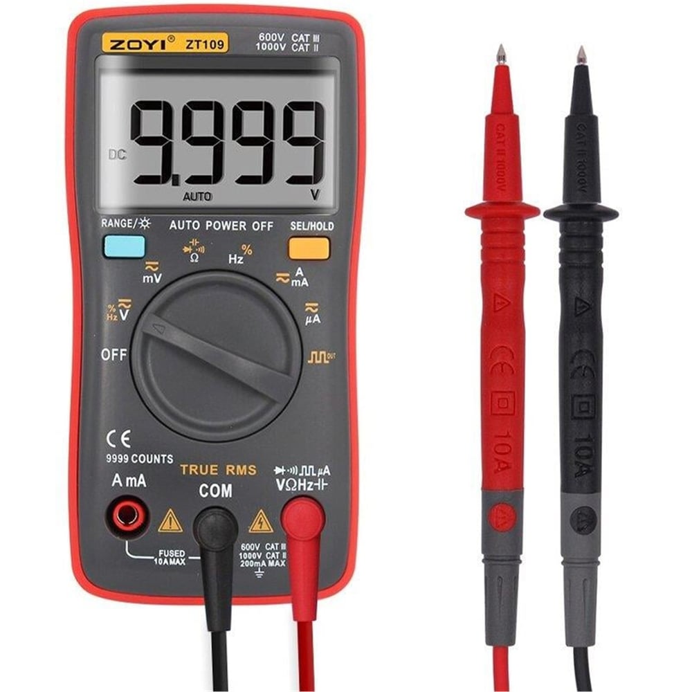 Zoyi Zoyi ZT-109 True RMS Dijital Multimetre Ölçü Aleti - Ölçü Aletleri
