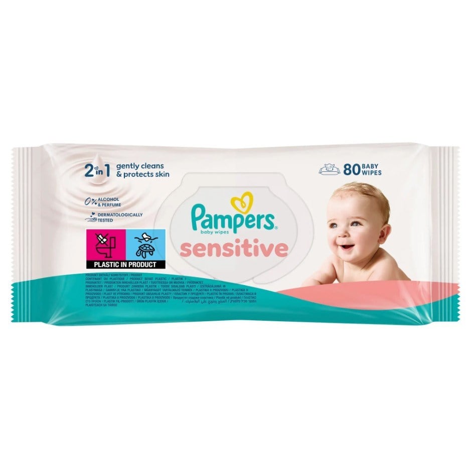 Prima Pampers Sensitive Hassas Islak Bebek Havlusu 80'li