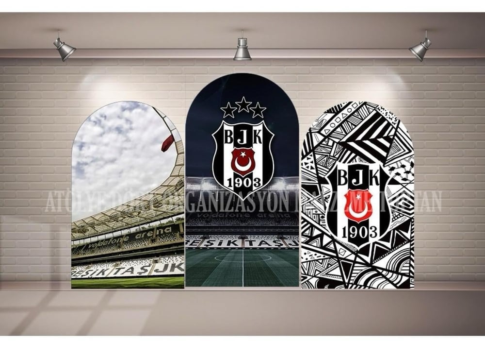 Beşiktaş 3lü Arka Fon (Branda)