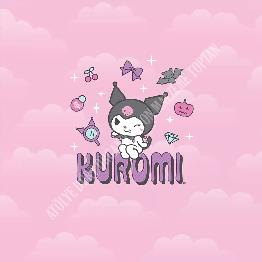 Kuromi Zemin Branda Baskısı
