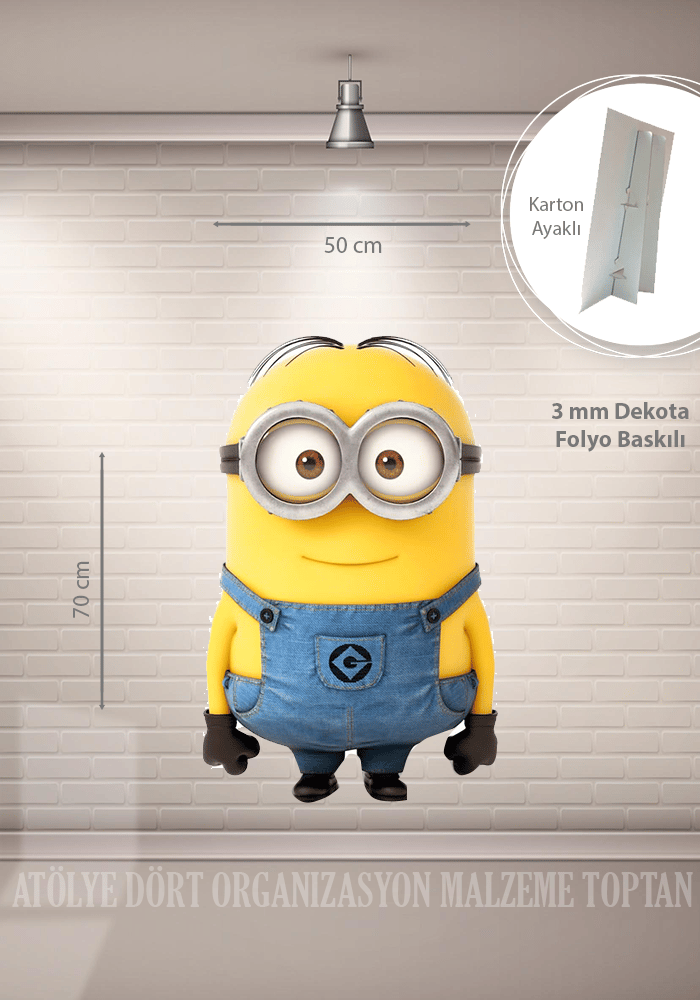 Minions Ayaklı Figür (Pano)
