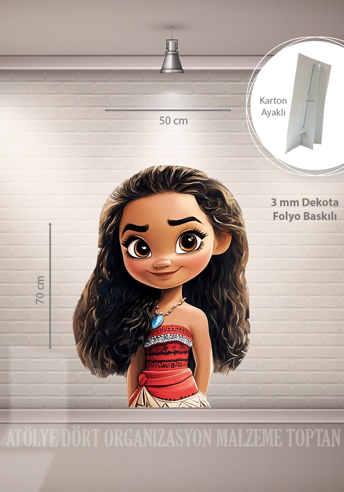 Moana Ayaklı Figür (Pano)