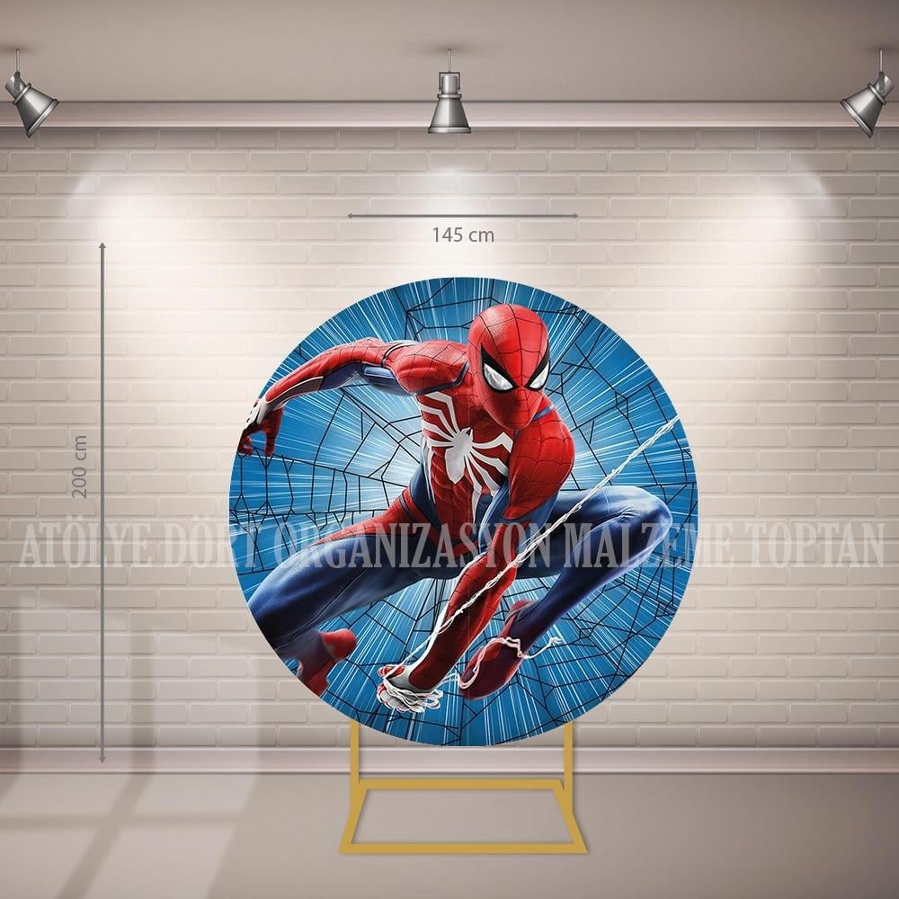 Spiderman Çember Kumaş Giydirme