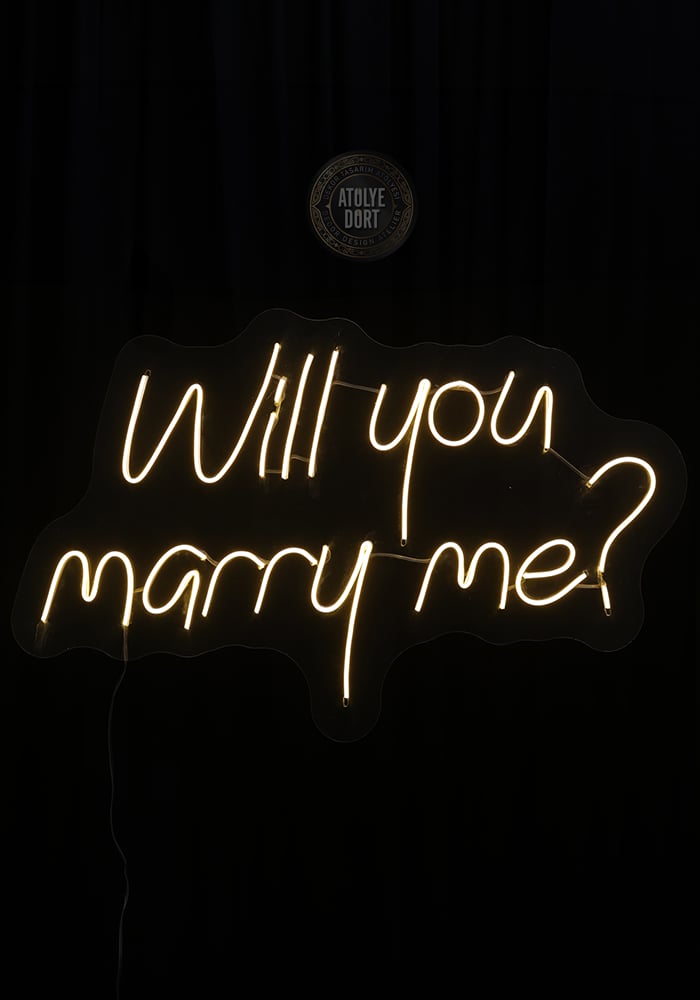 Will You Marry Me Neon