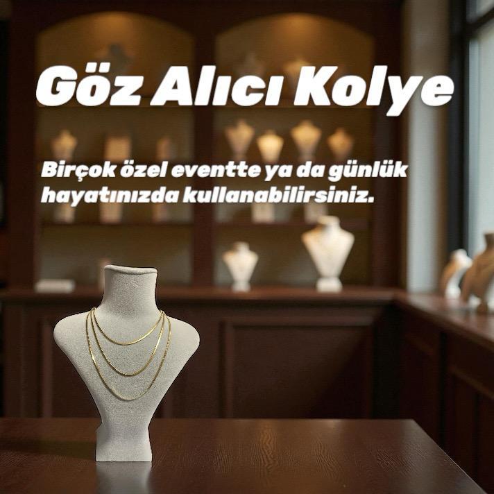 çrenk değiştirmez çelik kolye
