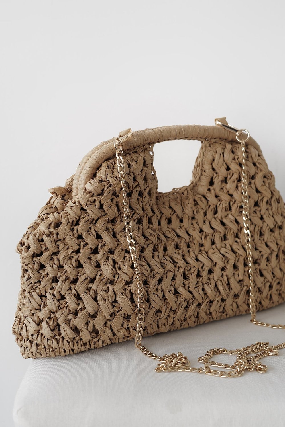 Hasır Clutch Çanta