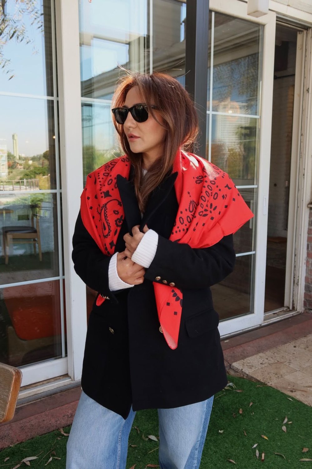 Desenli Şal