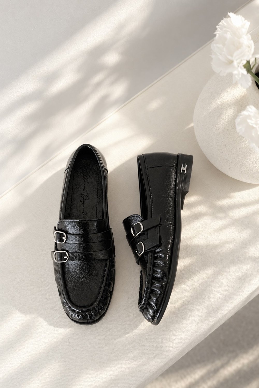 Çift Tokalı Loafer