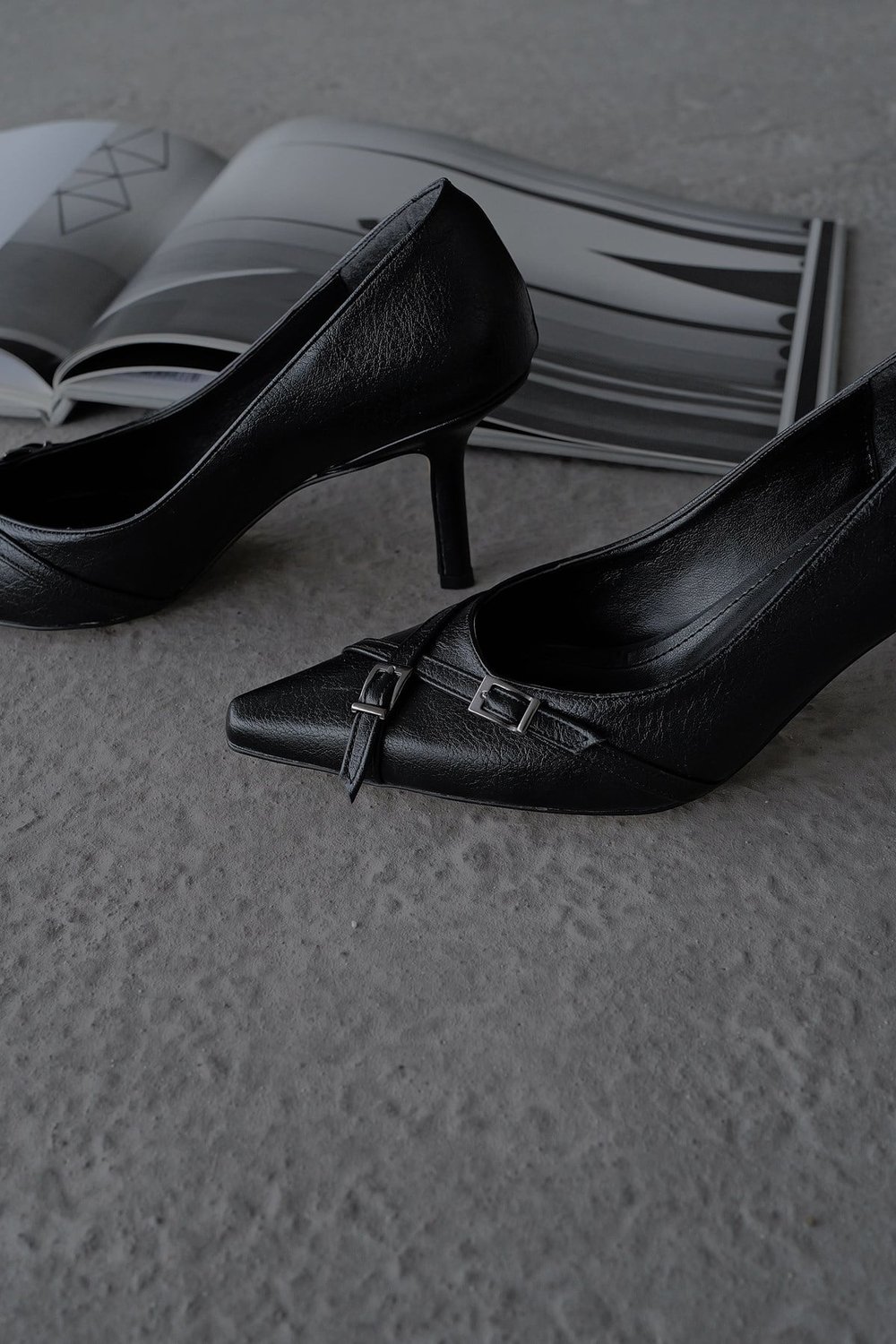 Çapraz Kemer Bantlı Stiletto