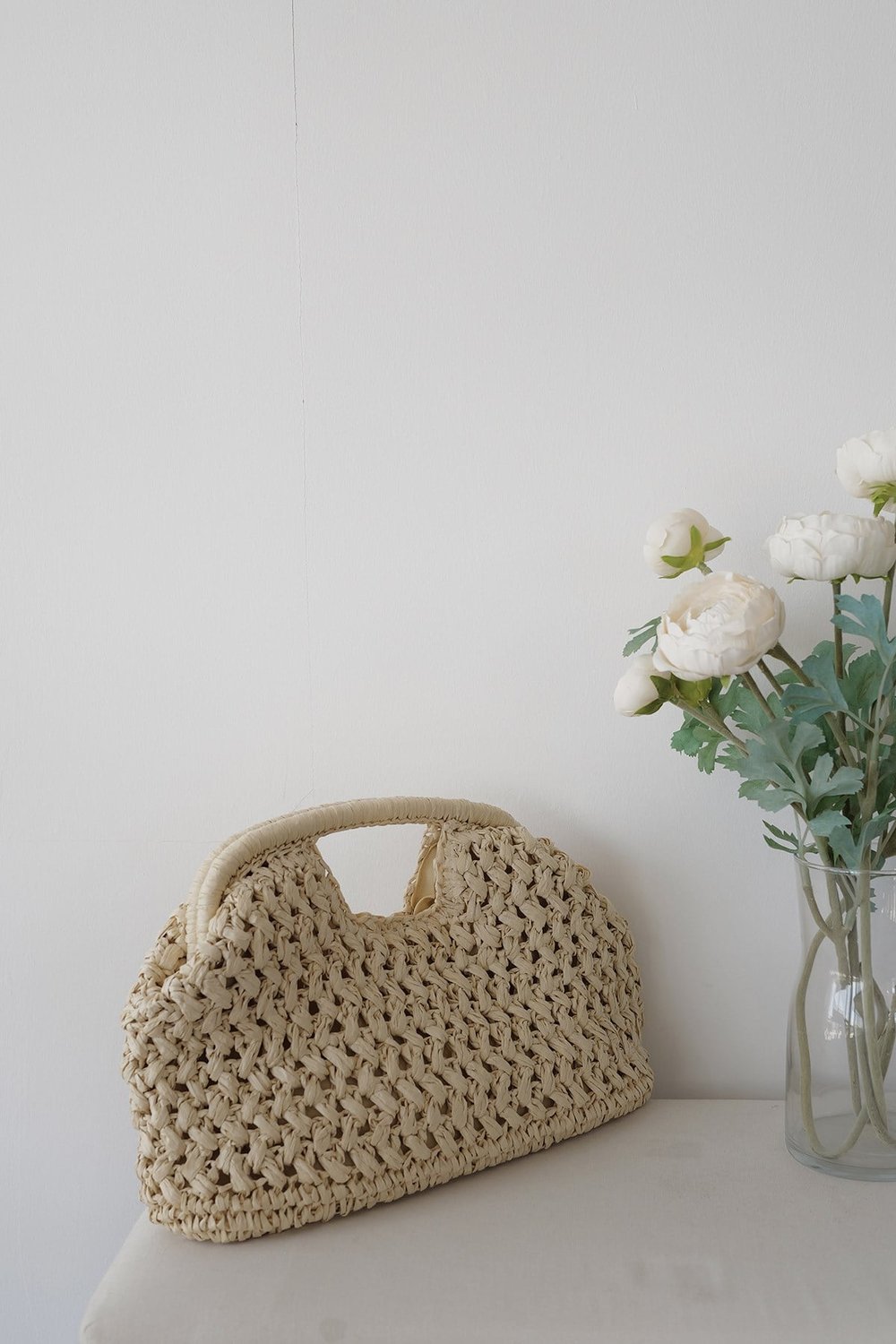Hasır Clutch Çanta