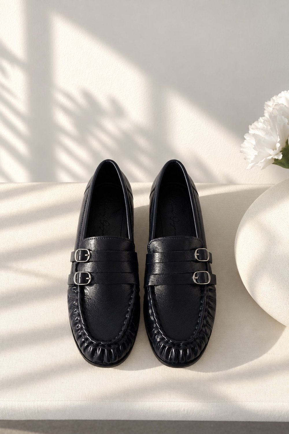 Çift Tokalı Loafer