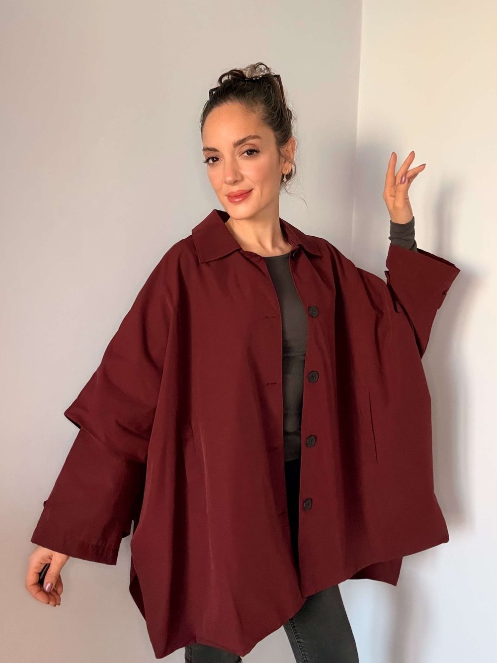 Bordo Panço Model Trençkot