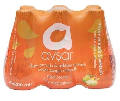 Avşar Düşes Armudu & Nektarin Aromalı Maden Suyu 6x200ml