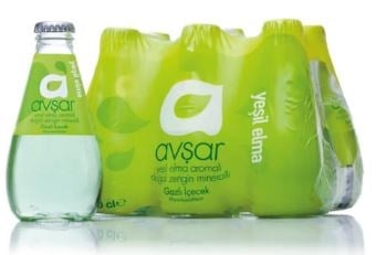 Avşar Yeşil Elma Aromalı Maden Suyu 6x200ml