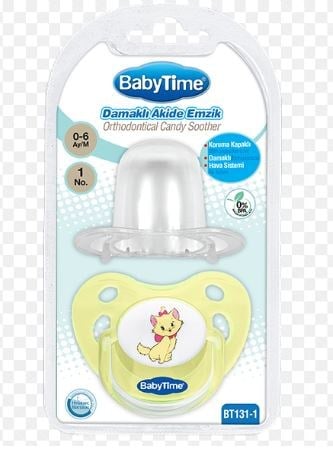 BABYTİME Damaklı Akide Emzik BT131-1