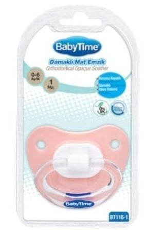 BabyTime Damaklı Mat Emzik Bt116-1