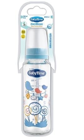 BABYTİME Klasik Cam Biberon 250 Ml BT073-C
