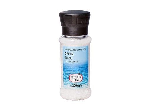 Billur Tuz Deniz Tuzu Değirmen Kapak 200gr