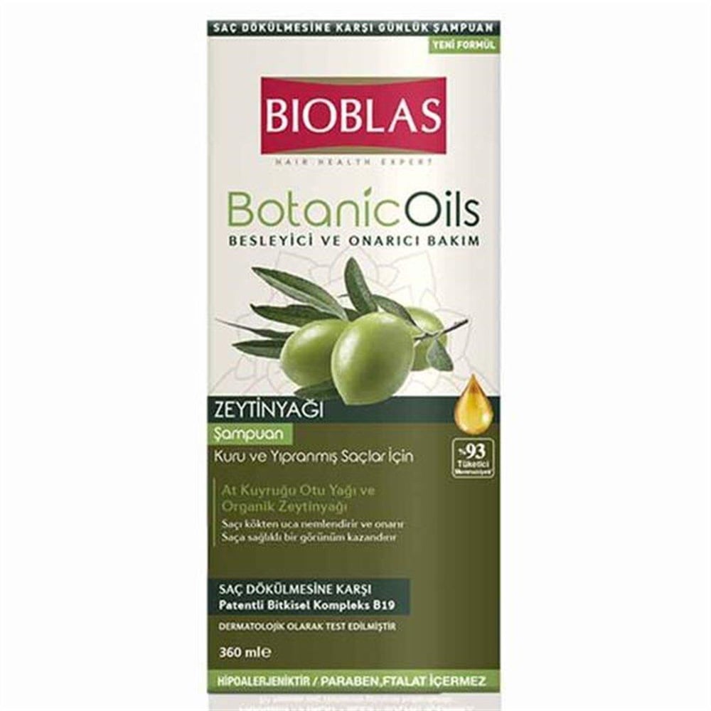 Bioblas Botanic Oils Şampuan Kuru ve Yıpranmış Saçlar 360ml