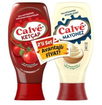 Calve Ketçap 430gr + Mayonez 380gr
