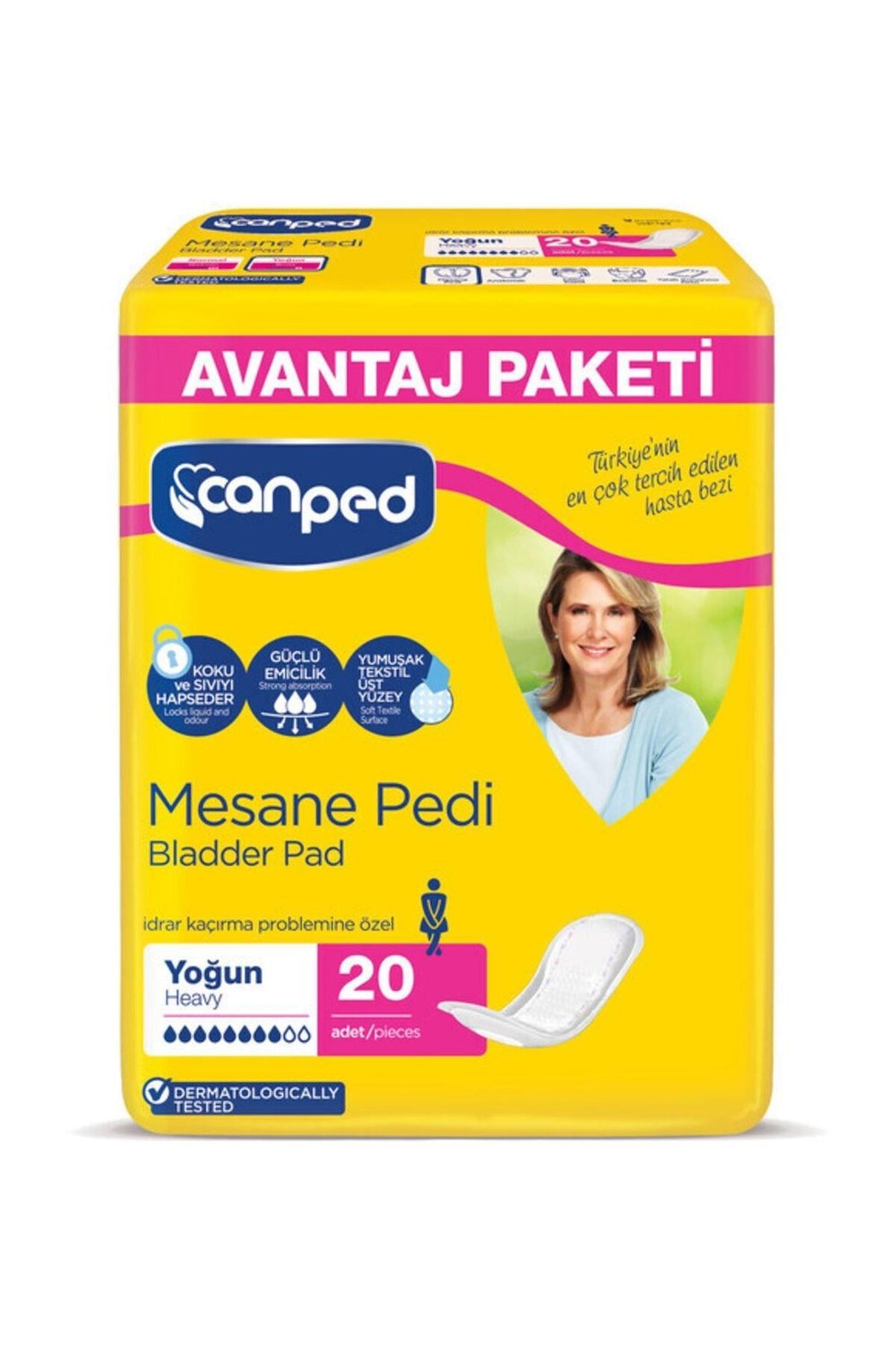 Canped Mesane Pedi Avantaj Paket Yoğun 20 Adet