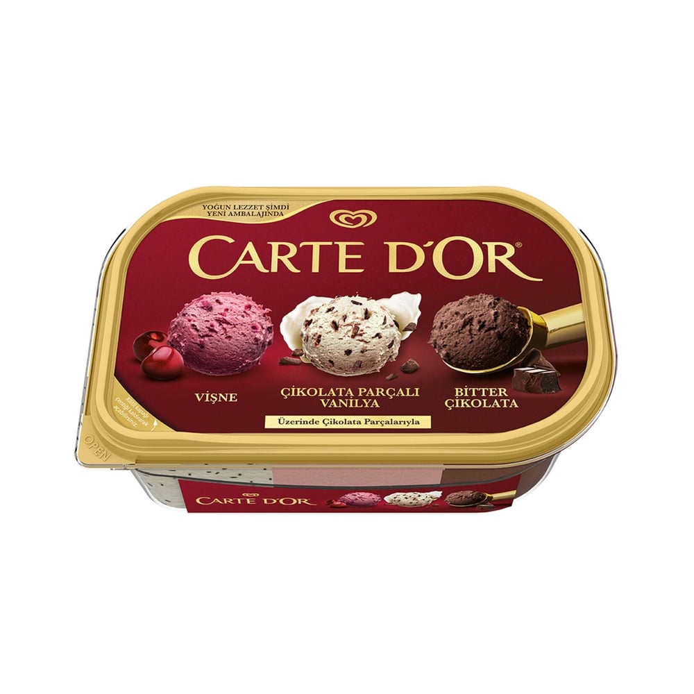 Carte d'Or Vişne Madagaskar Vanilya Bitter Çikolata 850 ml