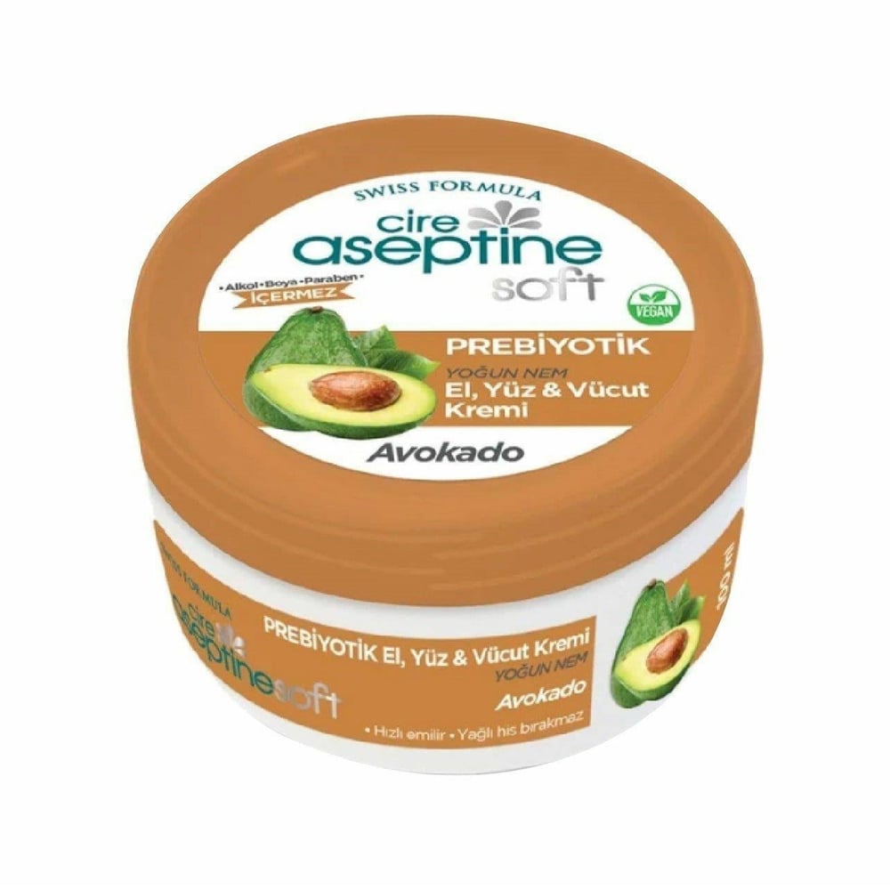 Cire Aseptine Yoğun Nem El, Yüz & Vücut Kremi Avokado 300ml