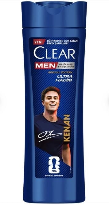 Clear Men Kepeğe Karşı Etkili Şampuan Kenan Yıldız Ultra Hacim 350 ml